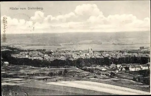 Ak Höxter an der Weser, Gesamtansicht vom Bielenberg
