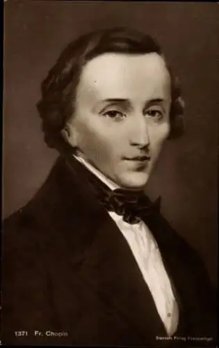 Ak Komponist Frédéric Chopin, Portrait
