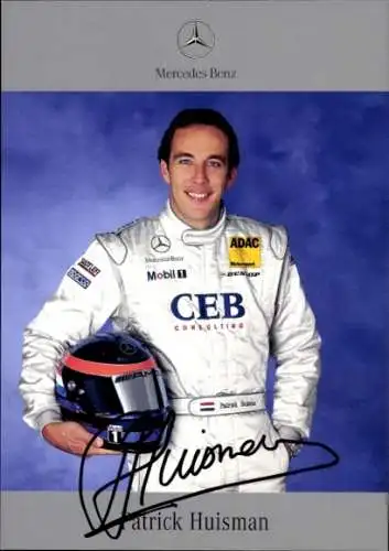 Ak DTM Fahrer Patrick Huismann, Portrait, Autogramm, Mercedes Benz