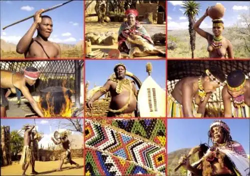 Ak Shakaland Südafrika, Zulu Einheimische, Traditionen