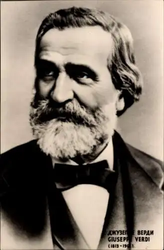 Künstler Ak Komponist Guiseppe Verdi