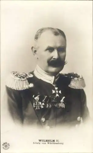 Ak Wilhelm II., König von Württemberg