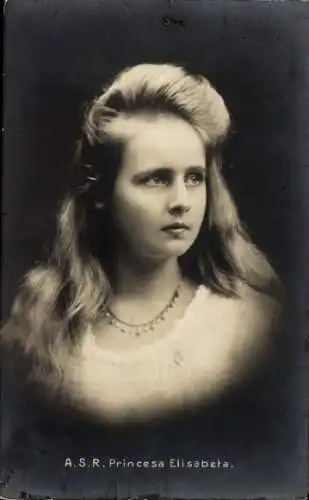 Ak A.S.R. Princesa Elisabeta, Portrait