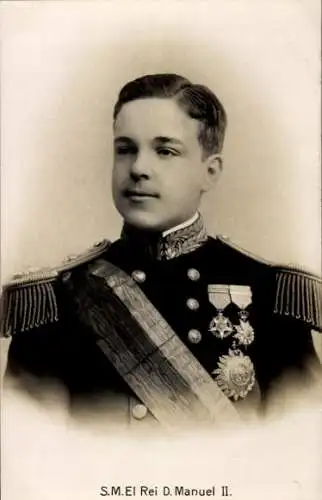 Ak Manuel II., König von Portugal