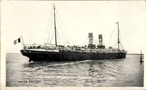 Ak Dampfer, Schiff Gascogne, CGT