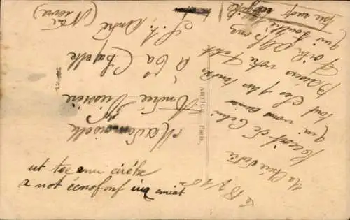 Ak Briefmarkensprache, Liebespaar, Liebe