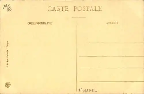 CPA Tanger Maroc, Musicien Marocain