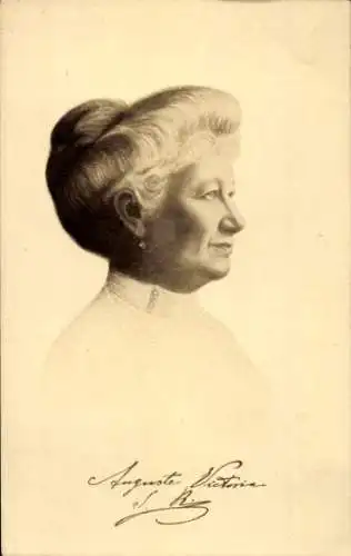 Ak Kaiserin Auguste Victoria, Portrait