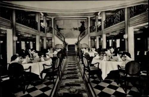 Ak HAPAG Dampfer Iberia, Speisesaal I. Klasse