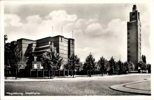 Ak Magdeburg an der Elbe, Stadthalle