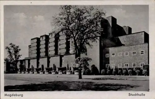 Ak Magdeburg an der Elbe, Stadthalle
