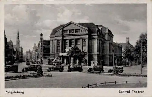 Ak Magdeburg an der Elbe, Zentral-Theater