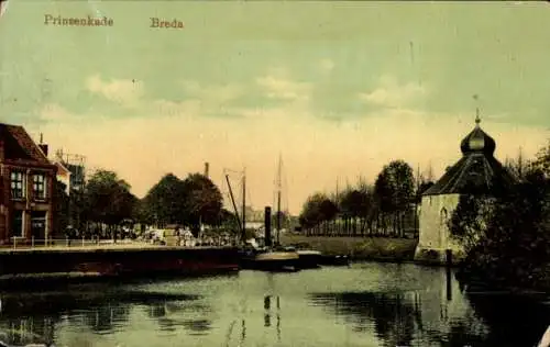 Ak Breda Nordbrabant Niederlande, Prinsenkade, Breda