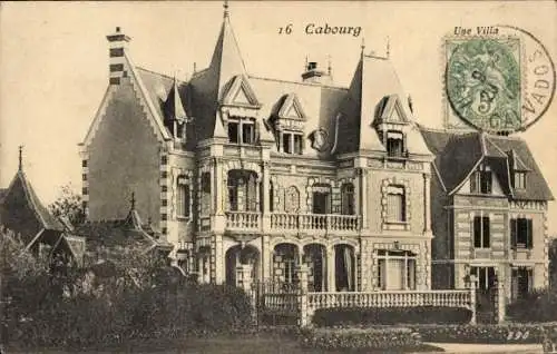 CPA Cabourg Calvados, Villa