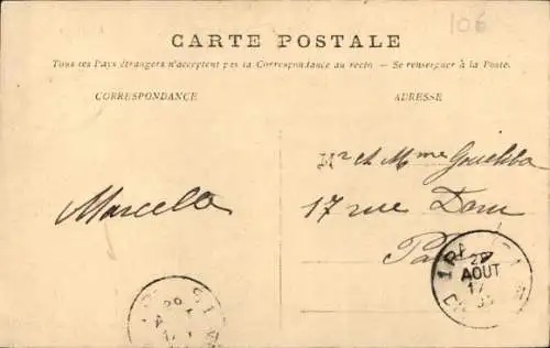 CPA Cabourg Calvados, Villa