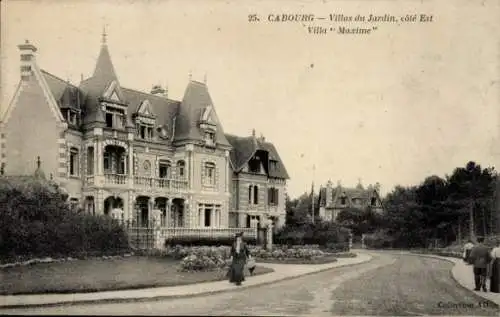 Ak Cabourg Calvados, Villas du Jardin, Villa Maxime