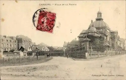 CPA Cabourg Calvados, Villa de la Pointe