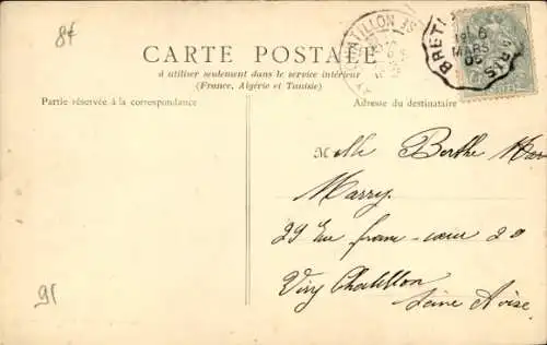 CPA Athis Mons Essonne, Mont Courcel
