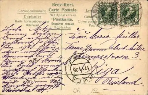 Ak København Kopenhagen Dänemark,  Fischer beim Cl Strand, Personen in historischer Kleidung, ...