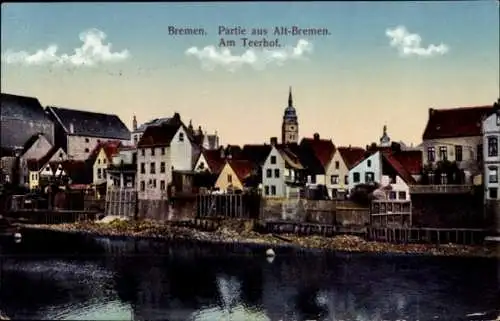 Ak Hansestadt Bremen, Alt Bremen, Teerhof