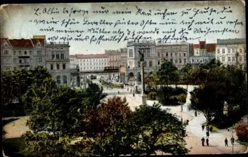 Ak Berlin Kreuzberg, Belle-Alliance-Platz