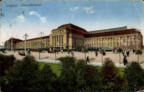 Ak Leipzig, Hauptbahnhof
