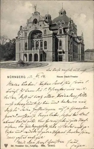 Ak Nürnberg, Neues Stadt-Theater