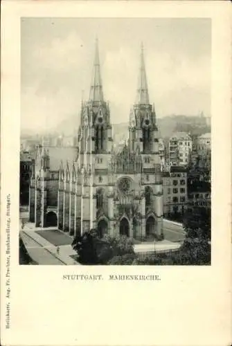 Ak Stuttgart, Marienkirche