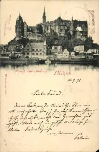 Ak Meißen an der Elbe, Königliche Albrechtsburg