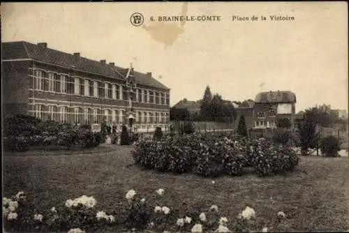 CPA Braine le Comte Wallonie Hainaut, Place de la Victoire