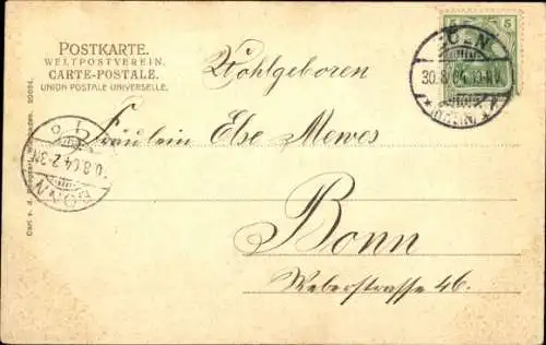 Passepartout Ak Köln am Rhein, Kaiser-Wilhelm-Ring, Denkmal