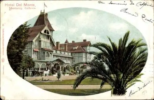 Passepartout Ak Monterey California USA, Hotel Del Monte