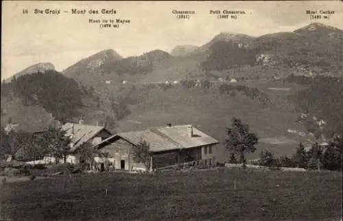 Ak Sainte Croix Kanton Waadt, Mont des Cerfs, Mont Cochet