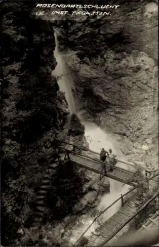 Ak Imst in Tirol, Rosengartlschlucht