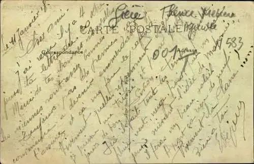 Ak Saloniki Thessaloniki Griechenland, Maréchal-ferrant, Ferrant un Buffle