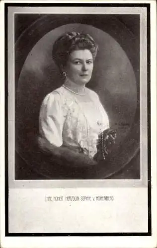 Ak Herzogin Sophie von Hohenberg, Adel Österreich