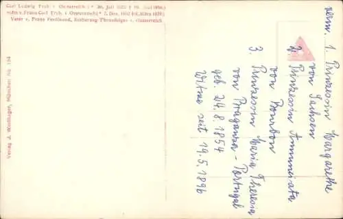 Ak Carl Ludwig, Erzherzog von Österreich