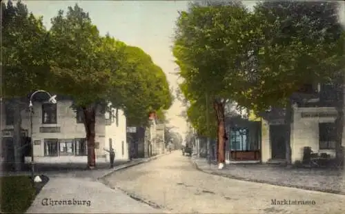 Ak Ahrensburg in Holstein, Marktstraße