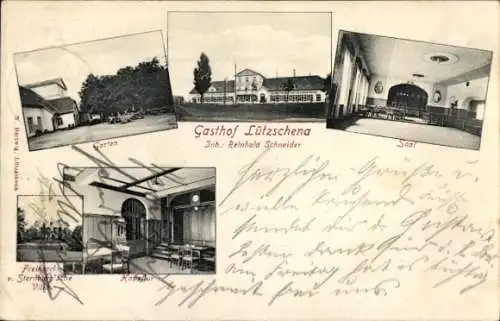 Ak Lützschena Stahmeln Leipzig in Sachsen, Gasthof Reinhold Schneider, Villa