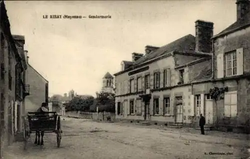 CPA Le Ribay Mayenne, Gendarmerie