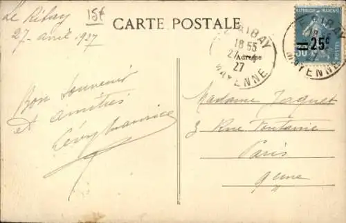 CPA Le Ribay Mayenne, Gendarmerie