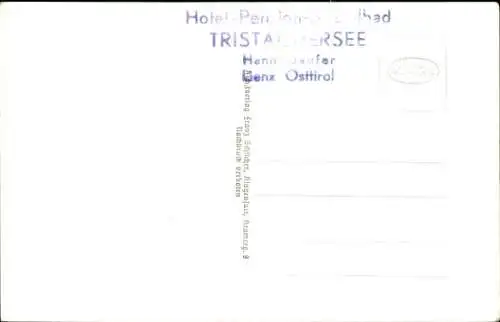 Ak Lienz in Tirol, Tristachersee, Taufers Strandbad