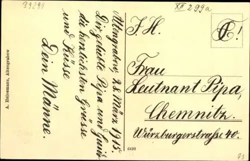 Ak Altengrabow Möckern in Sachsen Anhalt, Truppenübungsplatz, Straßenpartie