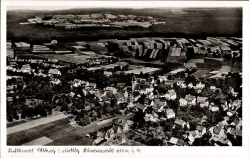 Ak Altburg Calw im Schwarzwald, Fliegeraufnahme