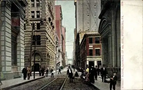 Ak Pittsburgh Pennsylvania USA, 4th Avenue