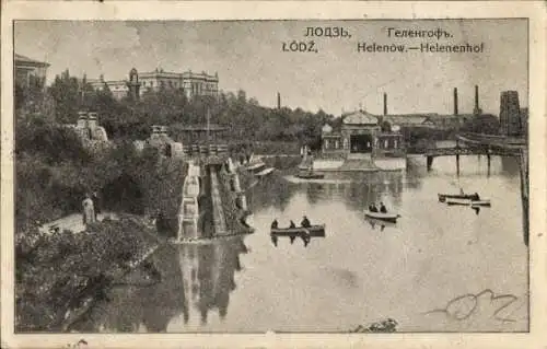 Ak Łódź Lodz Lodsch Polen, Helenenhof