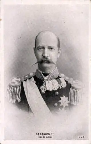 Ak König Georg I. von Griechenland