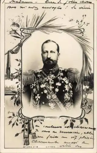 Passepartout Ak Ferdinand I., Prinz von Bulgarien