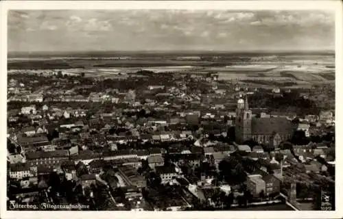 Ak Jüterbog in Brandenburg, Fliegeraufnahme