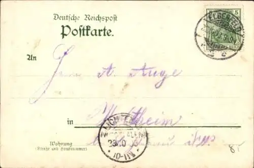 Ak Elberfeld Wuppertal, Ratskeller, Innenansicht